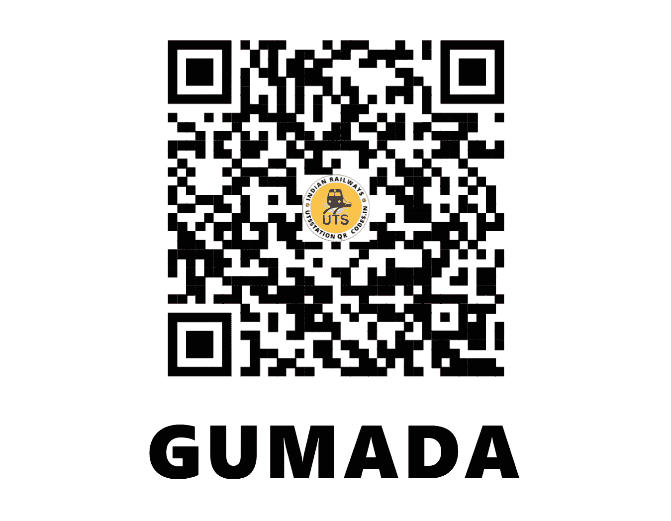 UTS QR Code for GUMADA - GMDA (EO - ANDHRA PRADESH)